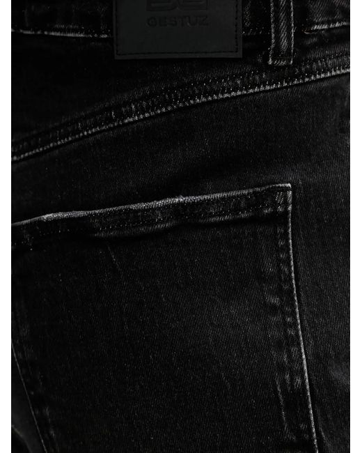 Gestuz Black Straight-Leg Jeans