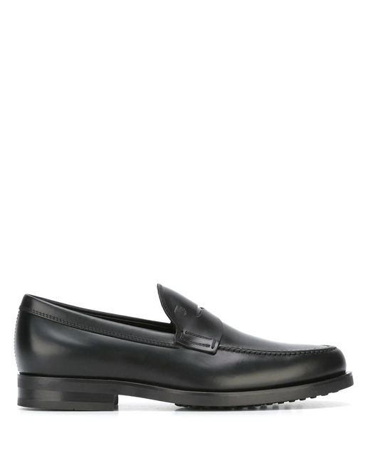 Tod's Black Classic Penny Loafers for men