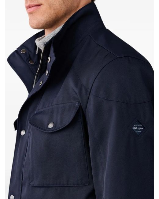 Hackett Blue Velospeed Four-Pocket Jacket for men