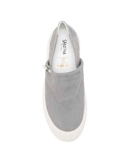 Santha White Baskets À Design Sans Lacets