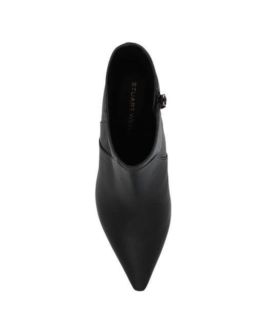 Stuart Weitzman Black 50Mm Naomi Ankle Boots