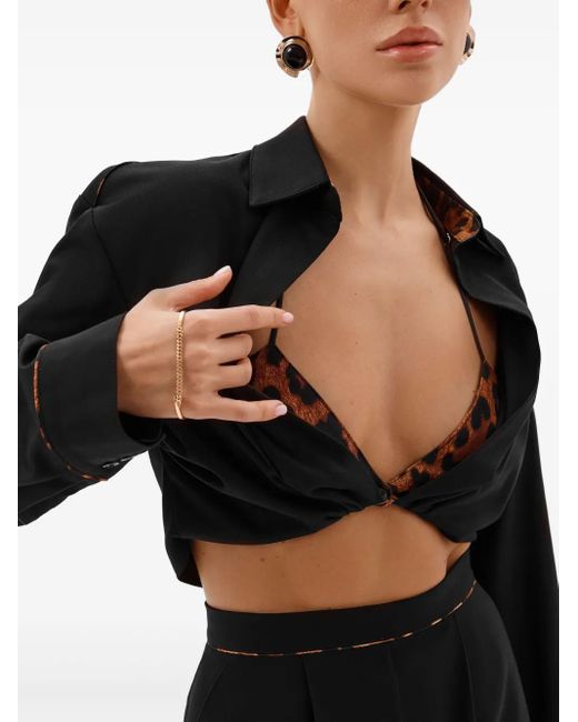 ANNAFOXY Black Amelia Shirt