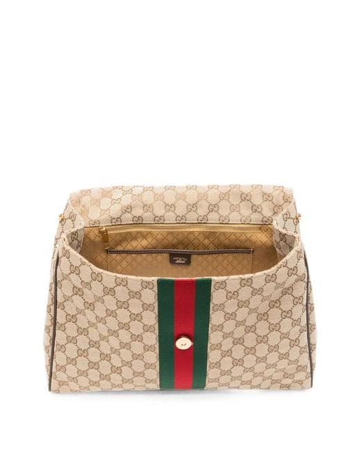 Gucci Natural Paparazzo Top-Handle Tote Bag