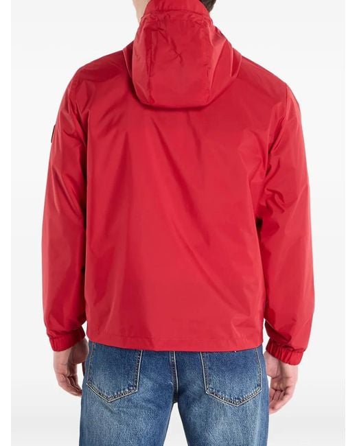 Tommy Hilfiger Blue Reversible Hooded Jacket for men