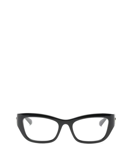Gucci Black Interlocking-Logo Cat-Eye Glasses
