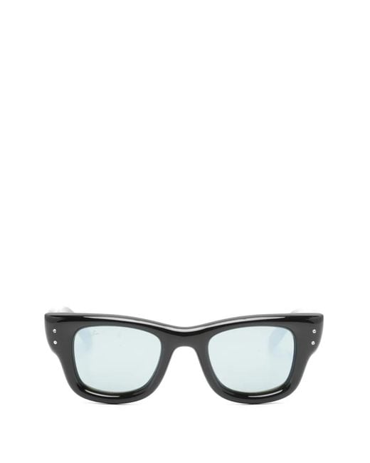 Ray-Ban Gray Wayfarer Puffer Sunglasses