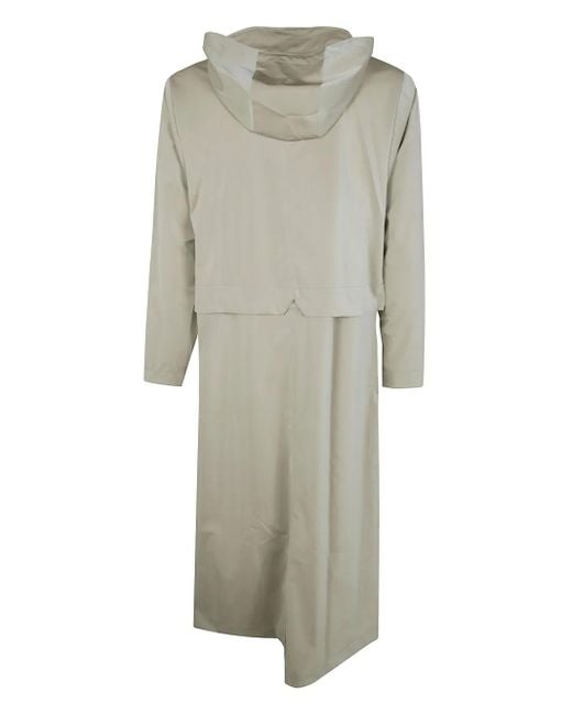 Rains Gray Bold Long Jacket