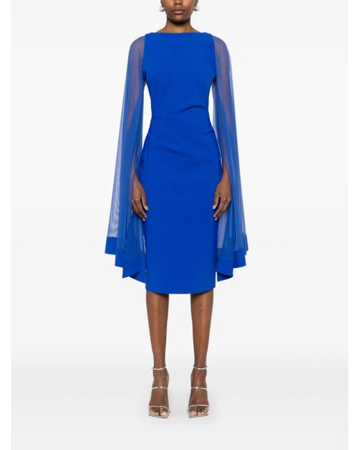 chiara boni blue dress Nisei Gown