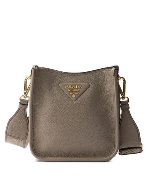 Borsa A Spalla Mini di Prada in Brown