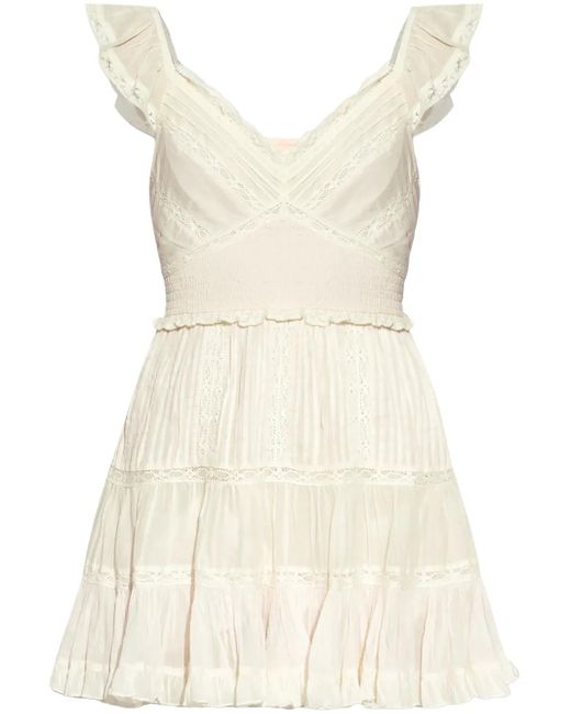LoveShackFancy Natural Presline Dress