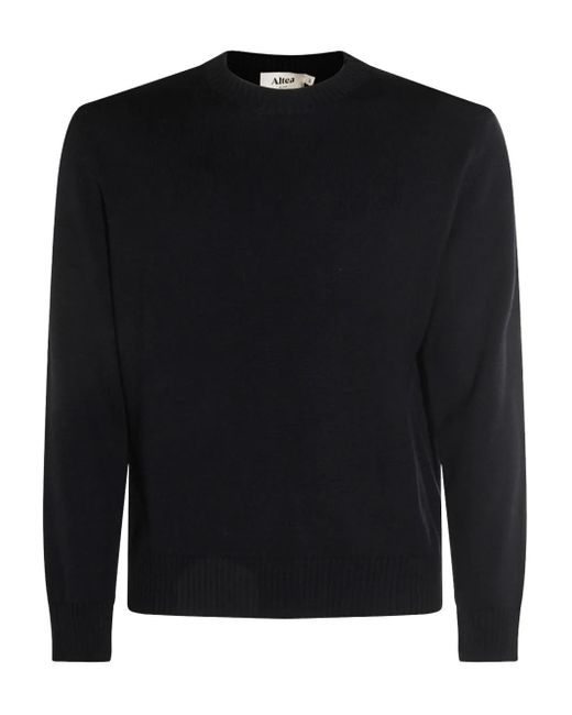 Maglione Con Scollo Rotondo di Altea in Black da Uomo