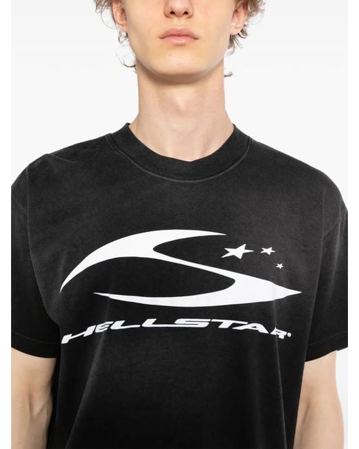 HELLSTAR Black Graphic T-Shirt for men