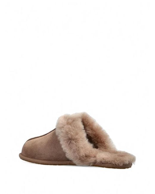 Ugg Brown Scuffette Ii Suede Slides