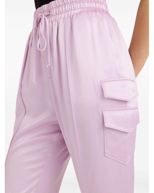 Pantalones de chándal Sarie con bolsillo cargo Cinq À Sept de color Pink