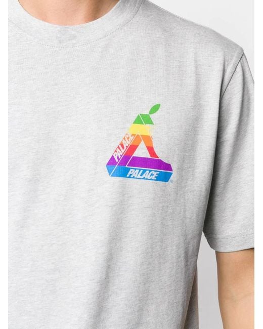 Palace White Jobsworth Logo-Print T-Shirt for men