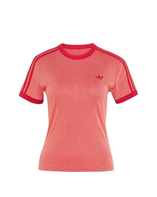 Adidas Pink Cali Slim-Fit T-Shirt