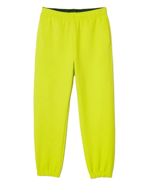 Lacoste Yellow Drawstring-Waist Track Pants