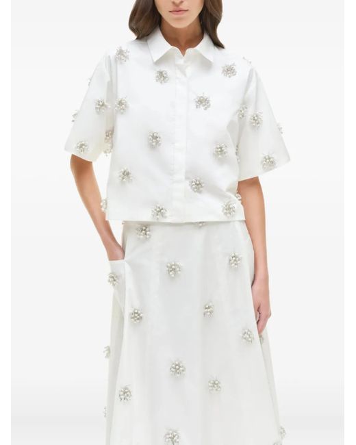 Jonathan Simkhai デコラティブ シャツ White