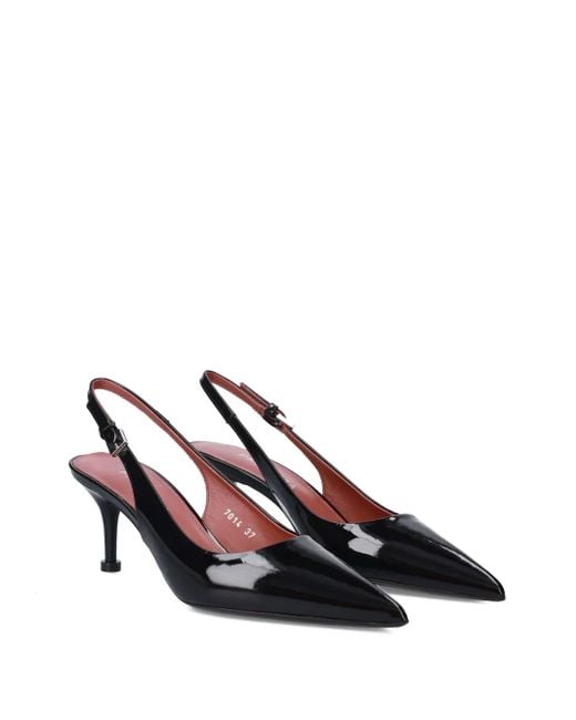 Premiata Brown Patent Leather Pumps