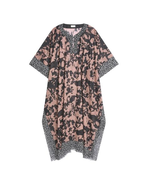 Dries Van Noten White Printed Kaftan for men