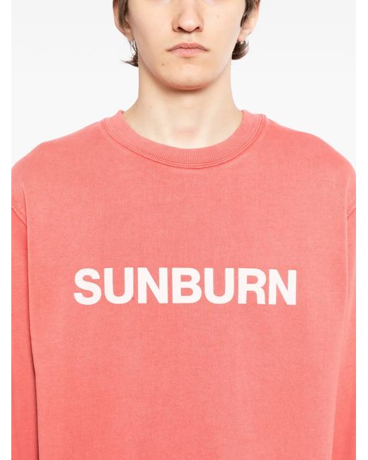 A_COLD_WALL* Pink Logo-Print Sweater for men