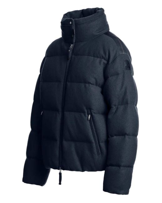 Parajumpers Blue Quilted Puffer Jacket