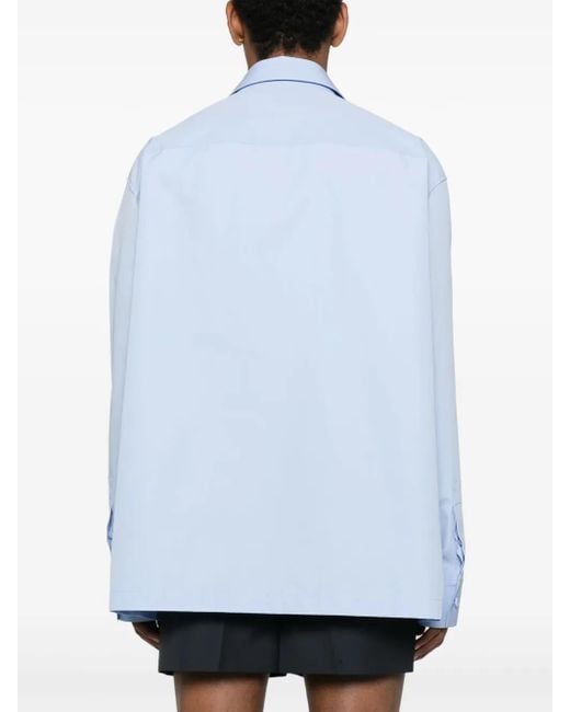 メンズ Gucci ロゴ シャツ Blue