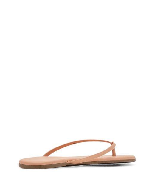 TKEES Natural Lily Flip Flops