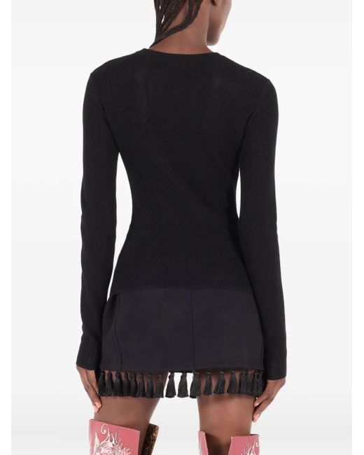 Pull À Ornements Roberto Cavalli en coloris Black