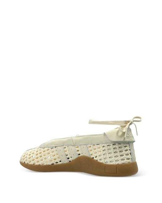 Adidas Natural Taekwondo Mei Woven Lace-Up Sneakers