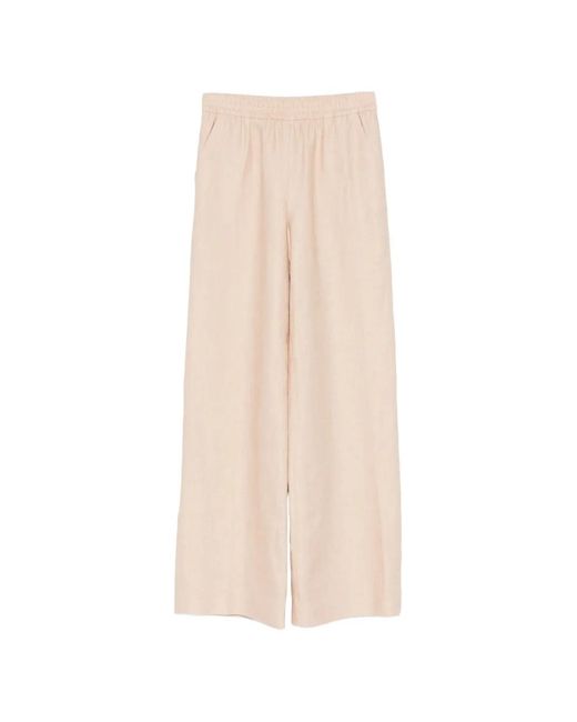 Eleventy White Elasticated Trousers