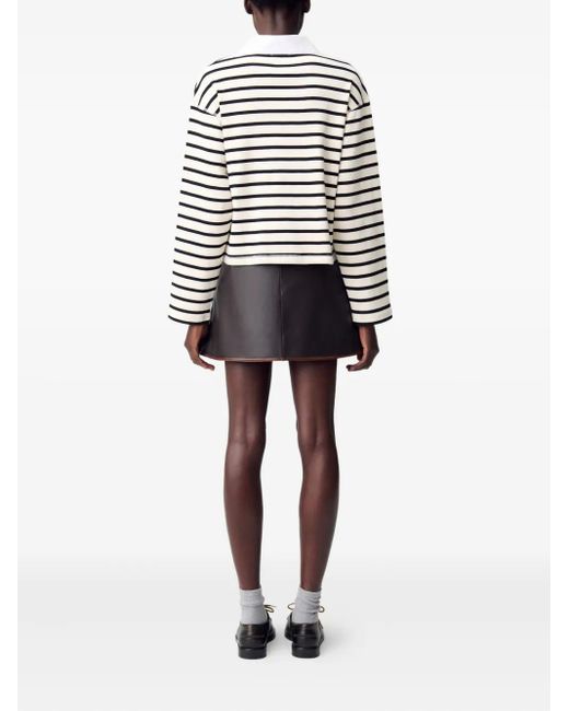 Claudie Pierlot ボーダー Tシャツ White