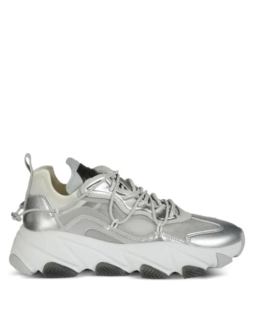 Ash White Low-Top Sneakers