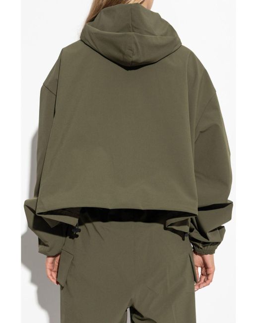 Fear Of God Green Bonded Hooded Jacket