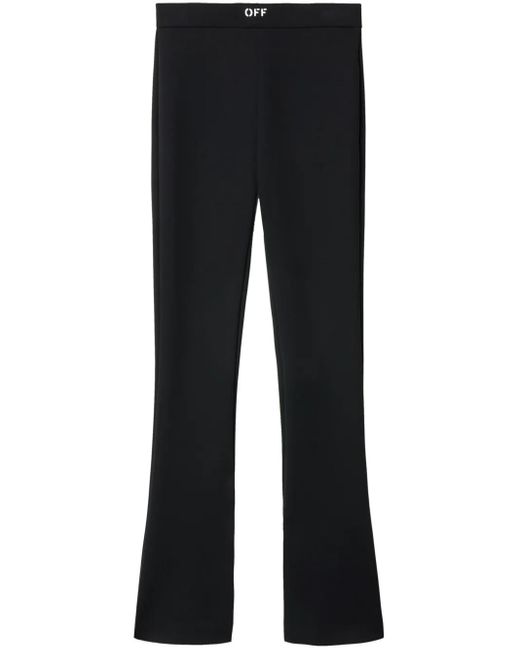 Leggings Con Spacco di Off-White c/o Virgil Abloh in Black