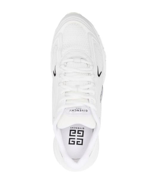 Givenchy Weiße Mesh Low-Top Sneakers in White für Herren