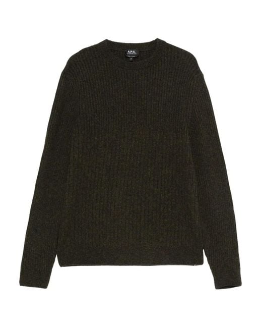 Crew-Neck Sweater in Black for Men Lyst Canada