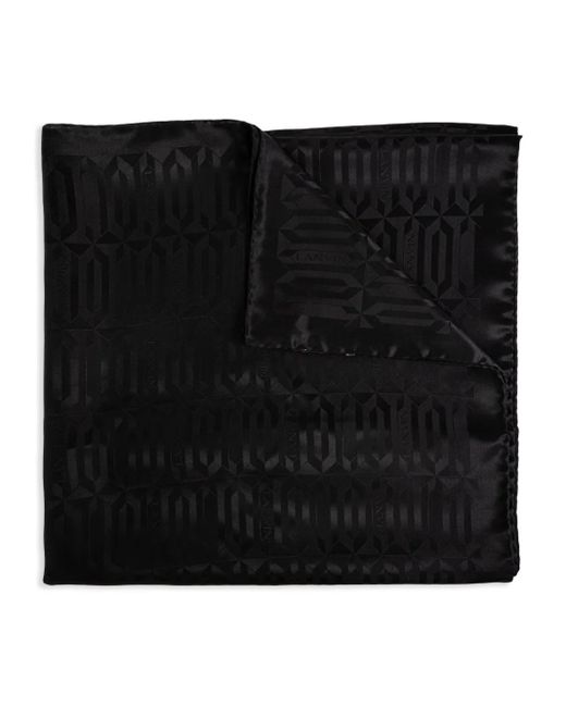 Lanvin Black Abstract-Pattern Scarf