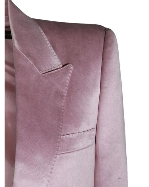 Tom Ford Pink Single-Button Blazer