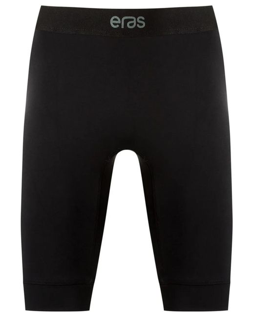 Amir Slama Black Elasticated Slim-Fit Shorts for men