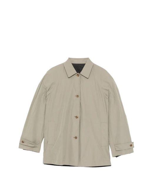 JNBY White Buttoned Trench Coat