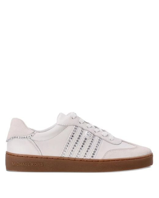 Baskets À Strass Michael Kors en coloris White