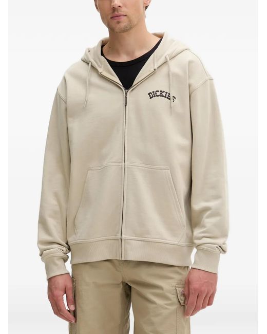 Dickies Natural Bettsville Zip-Up Hoodie for men