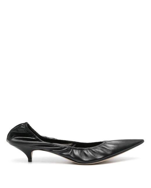 The Row Black Liisa Kitten Pumps 40mm