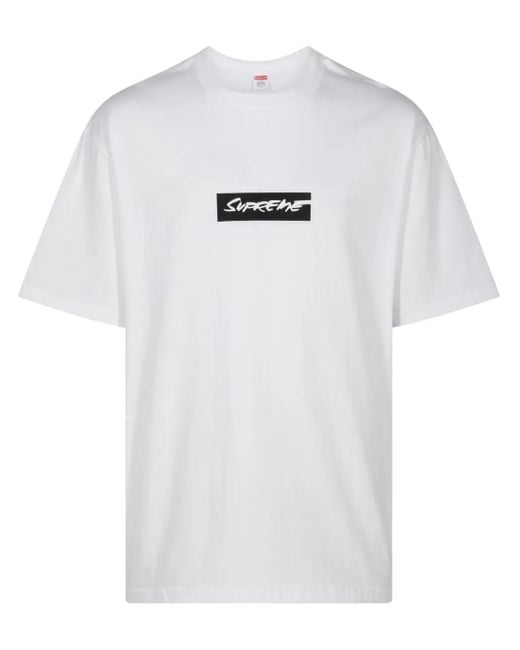 Supreme White X Futura Box Logo T-Shirt