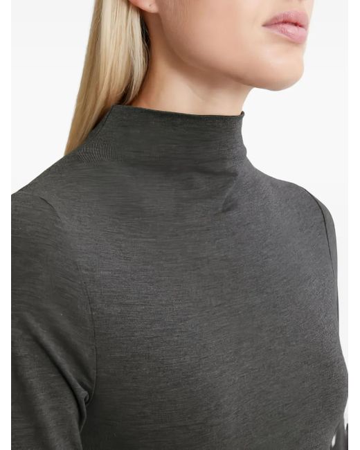 Marc O' Polo Gray Langärmeliges Kleid Mit Stehkragen