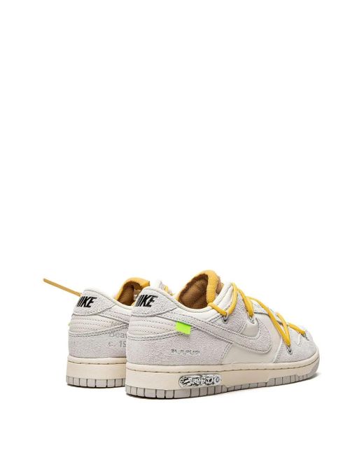 NIKE X OFF-WHITE White Dunk Low "Lot