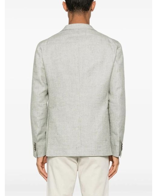 メンズ Tagliatore シングルジャケット Gray