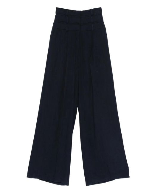 Viktor & Rolf Blue Layered Trousers