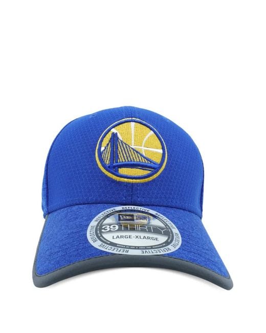 KTZ Blue 39Thirty Golden State Warriors Baseball Cap for men